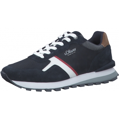 s.Oliver Sneaker 5-13627-28-805 with Ortholite insole navy blue Men